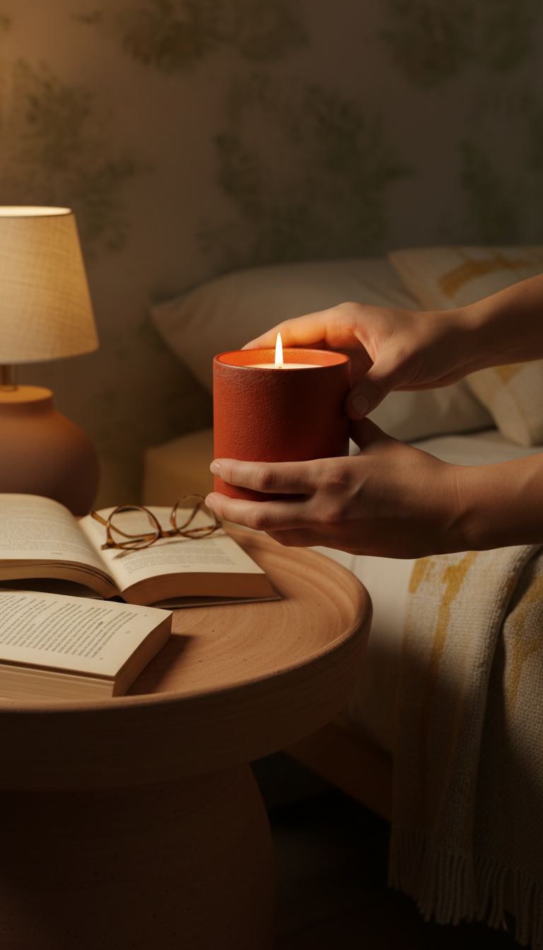 Campfire Soy Candle – close-up detail
