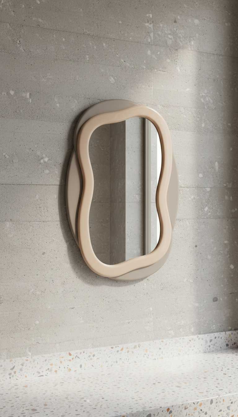 Dune Contour Mirror Glossy Finish, view 2