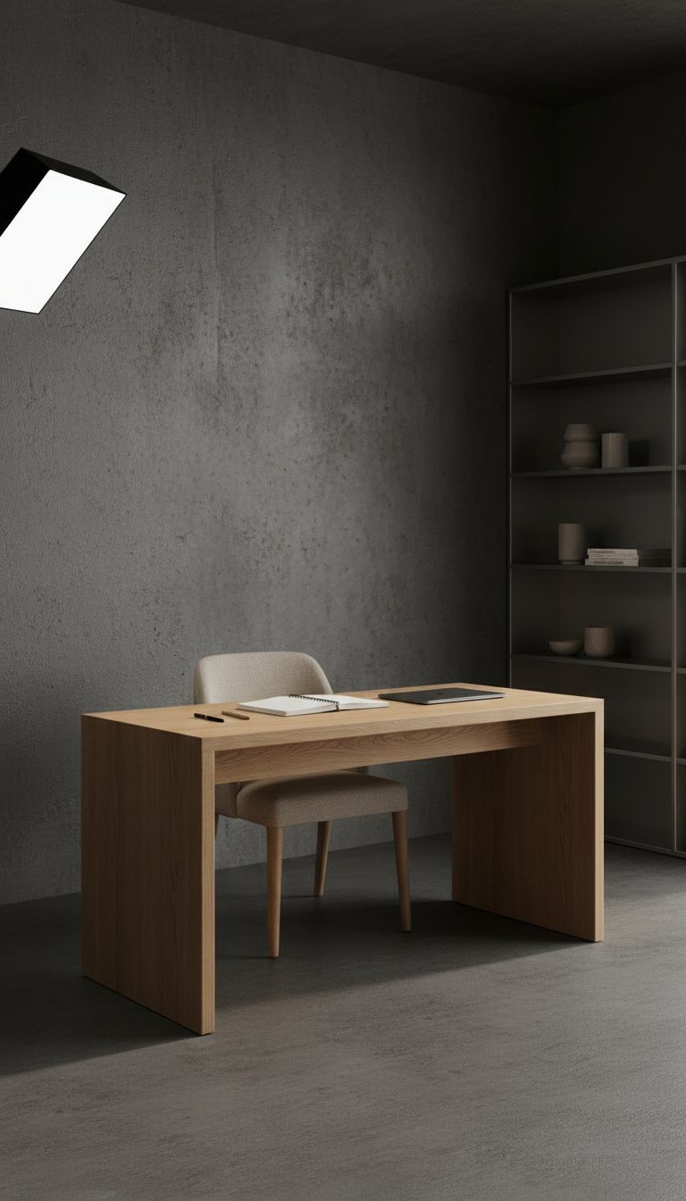 Designer Writing Desk – styled in a room