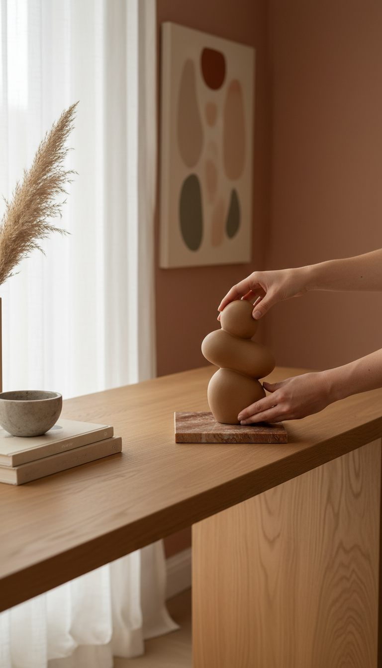 Minimalist Ceramic Sculpture, view 3