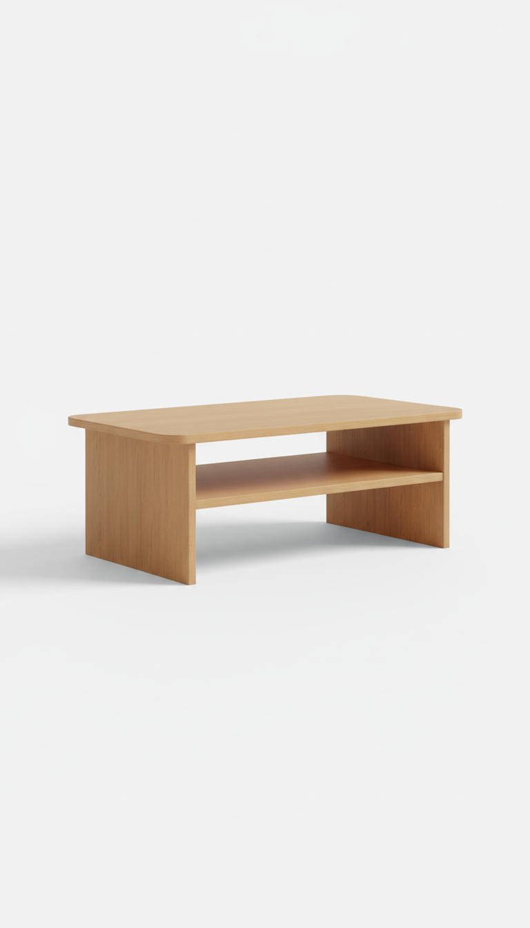 Minimalist Sandwood Coffee Table