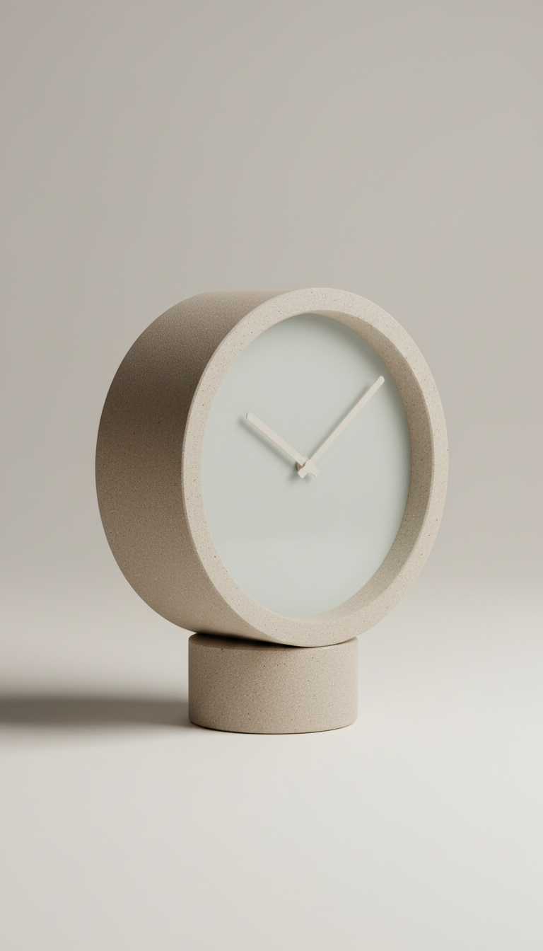 Sandstone Table Clock