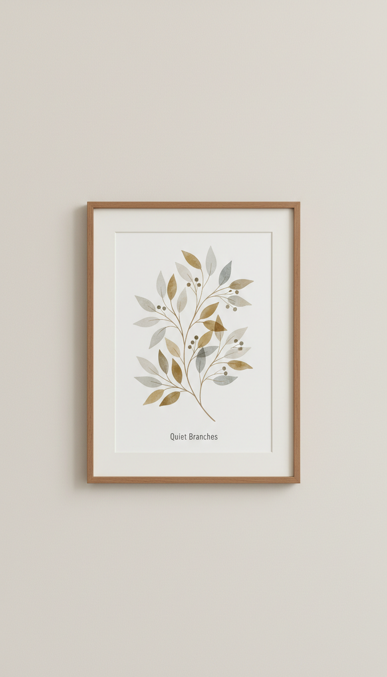 Botanical Branches Framed Print