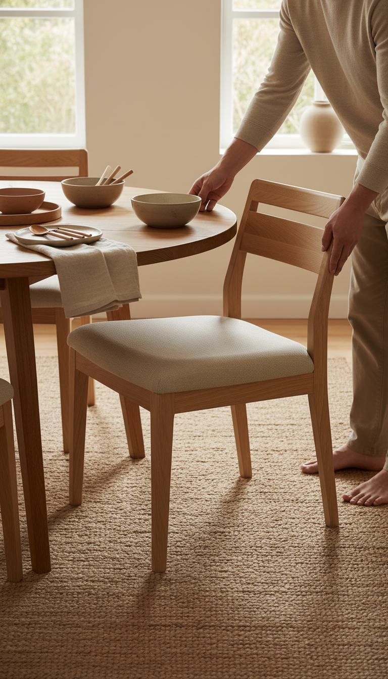 Oak Dining Chair, view 3
