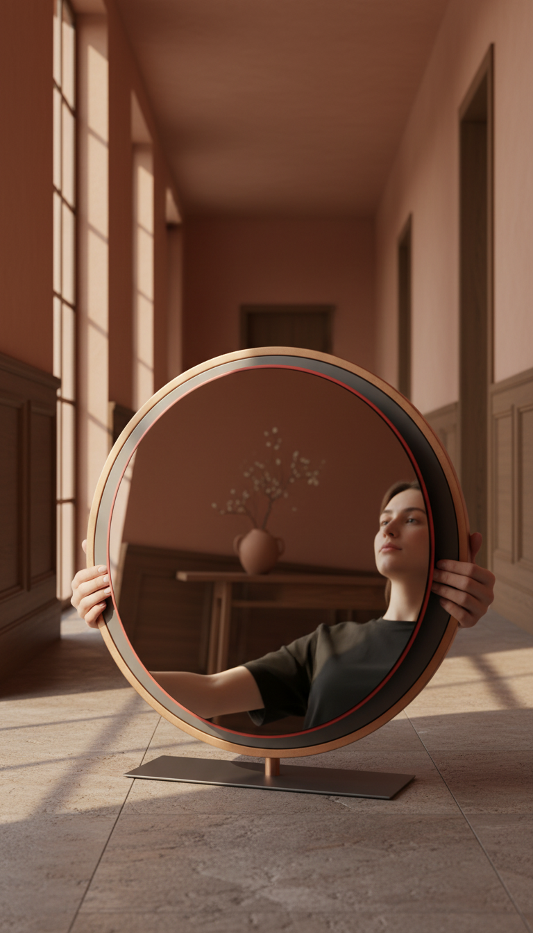 Freestanding Mirror, view 3
