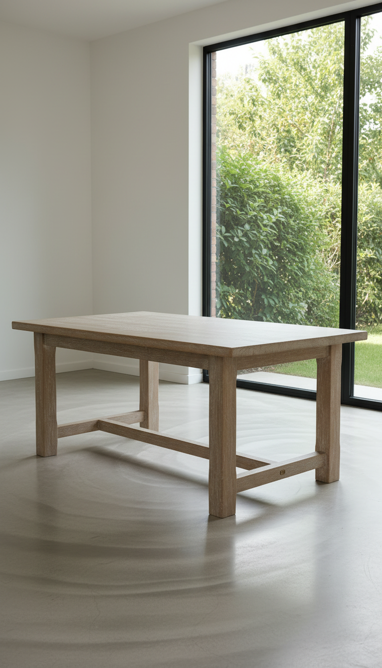 Driftwood Oak Dining Table, view 2