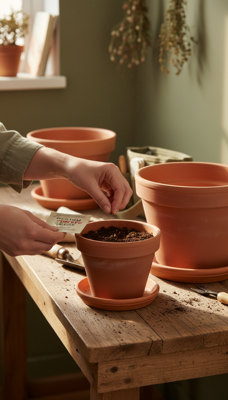 Classic Terracotta Planter Set of Three, view 3
