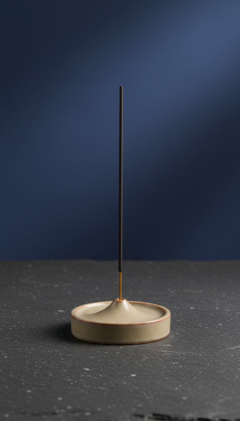 Incense Sticks with Ceramic Holder – styled in a room