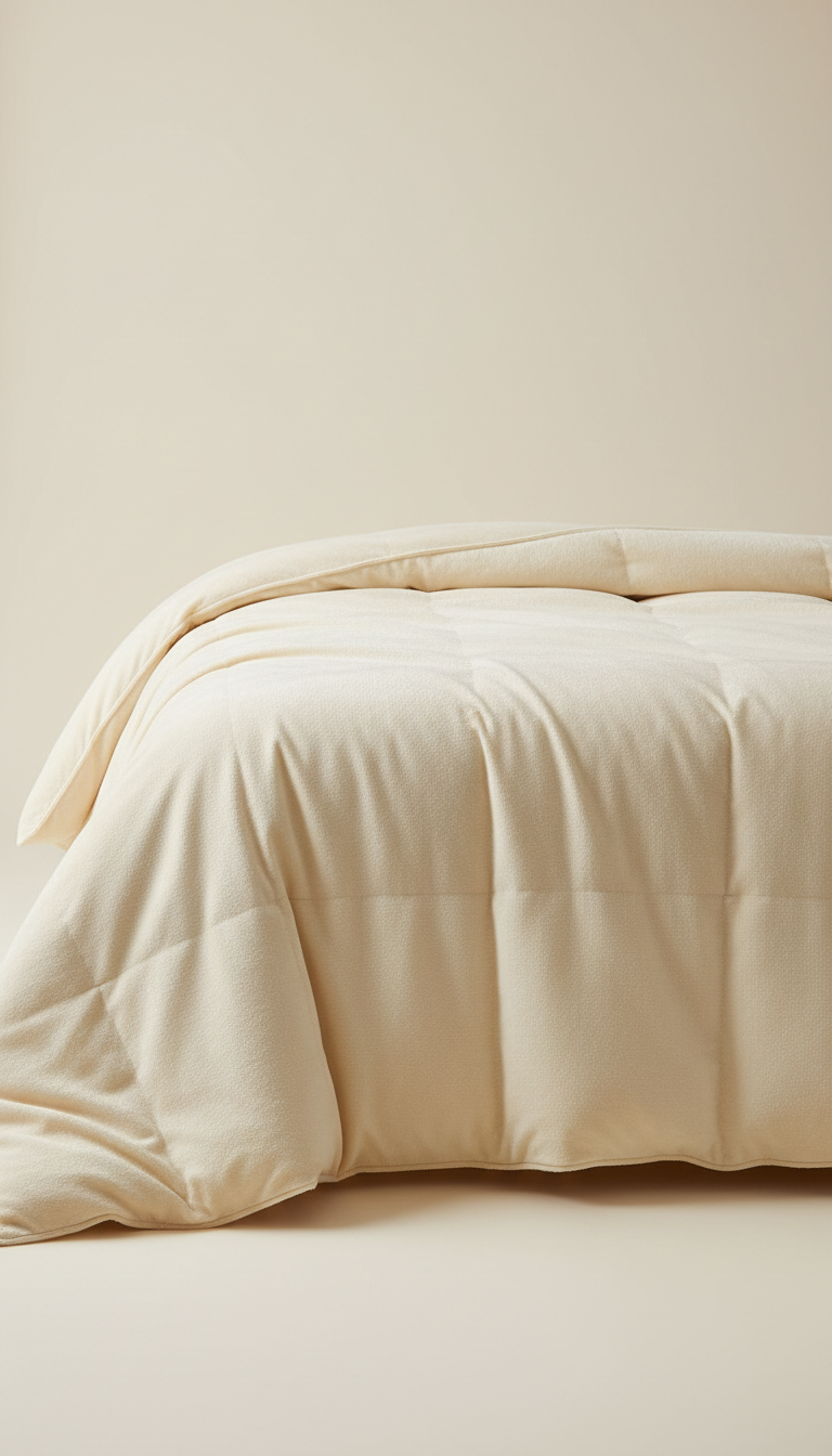 Plush Ivory Comforter