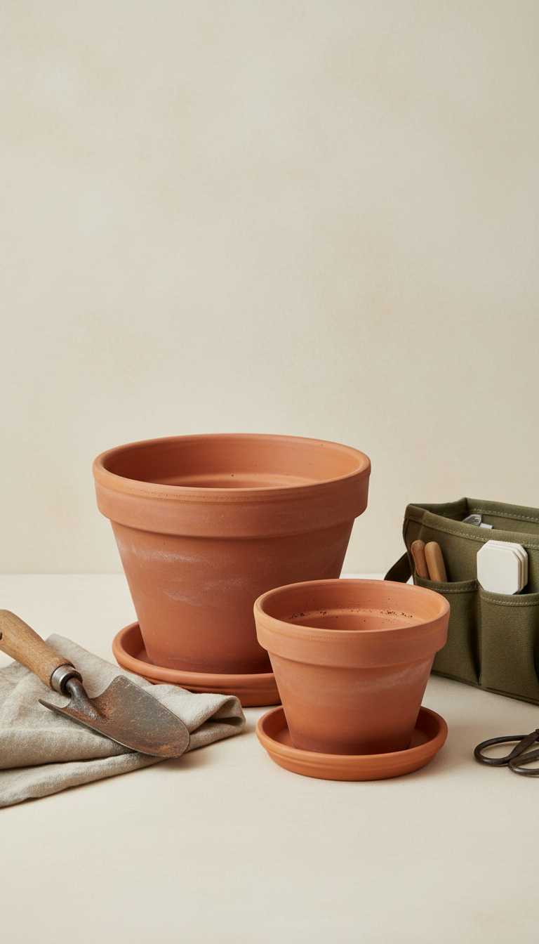 Classic Terracotta Planter Set of Three