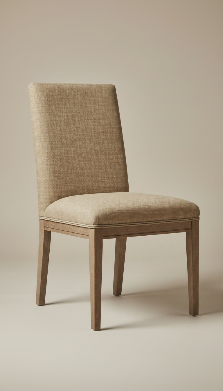Classic Tan Dining Chair, view 2