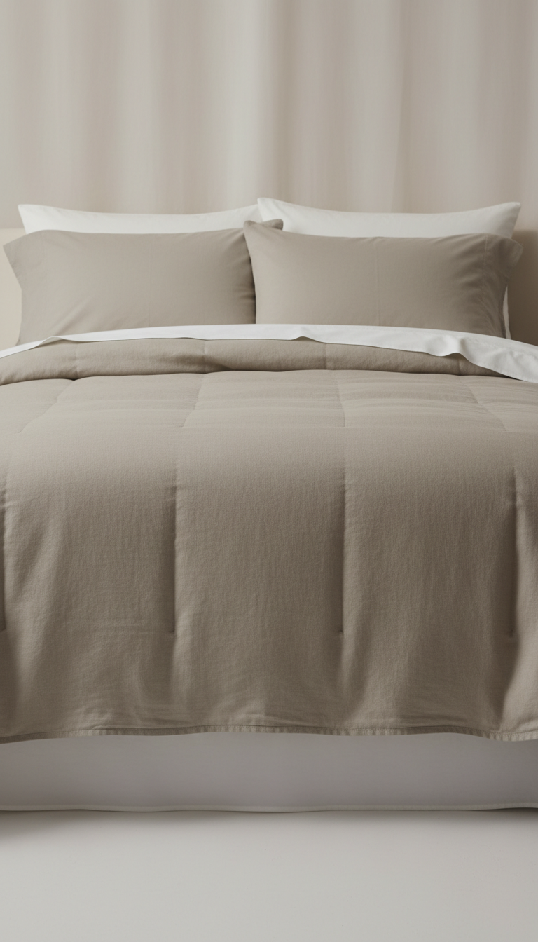 Taupe Linen Quilt