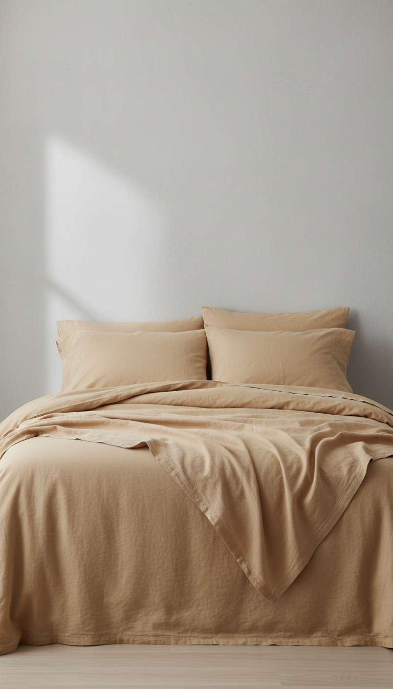 Organic Cotton Bedsheet Set – Wheat