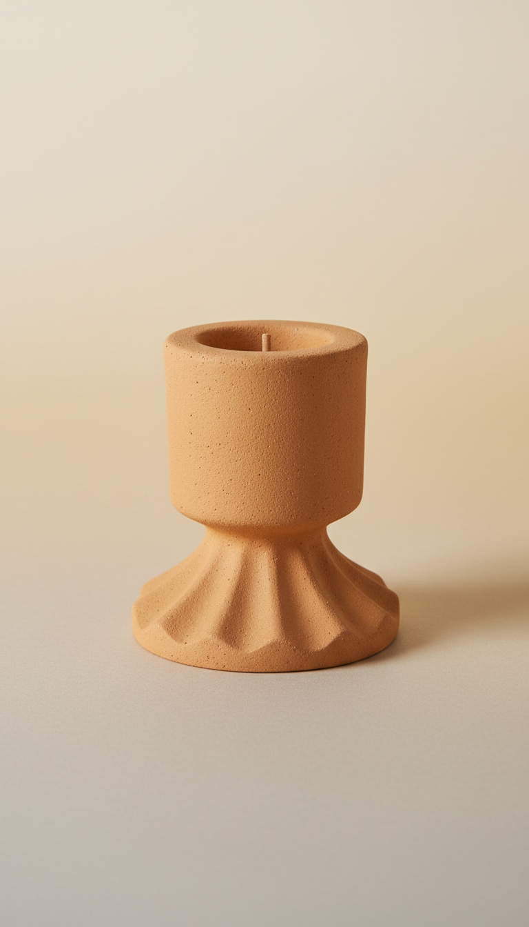 Terracotta Candle Holder