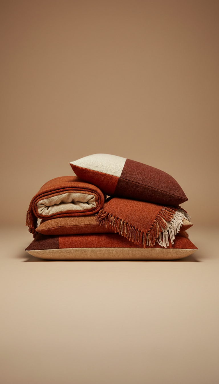 Moccasin Knit Throw