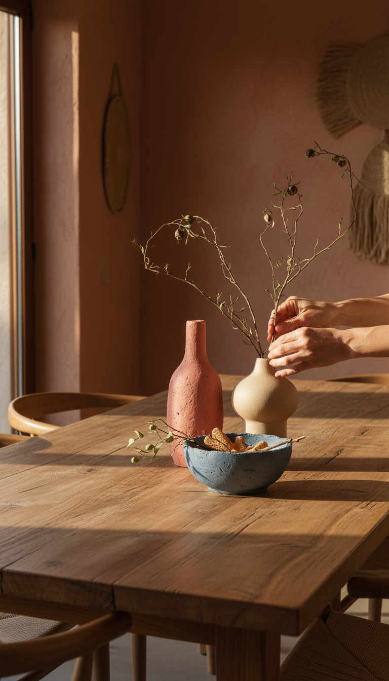 Urban Coral Ceramic Vase Set, view 3
