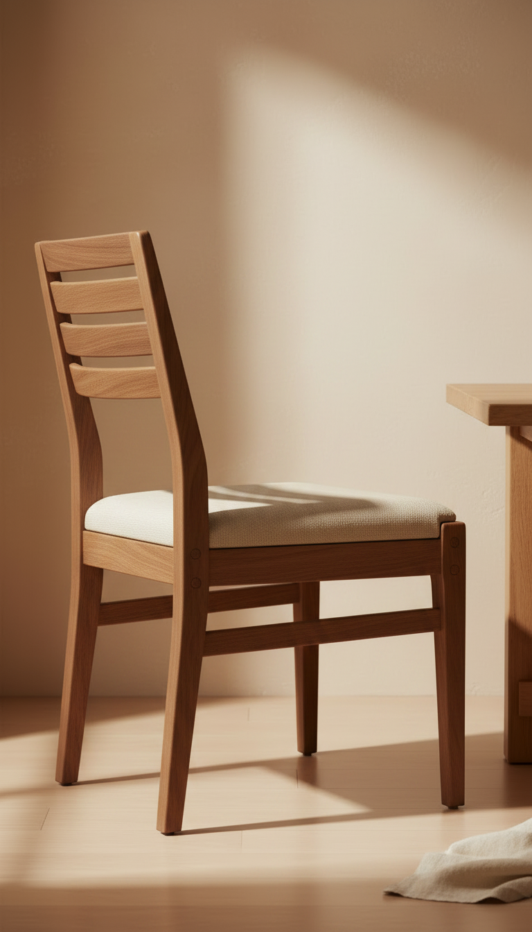 Handcrafted Wooden Dining Chair, view 2