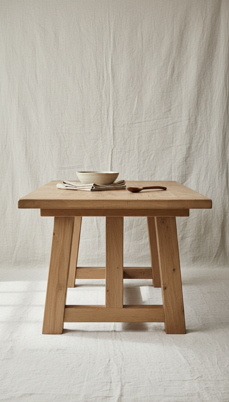 Farmhouse Trestle Dining Table