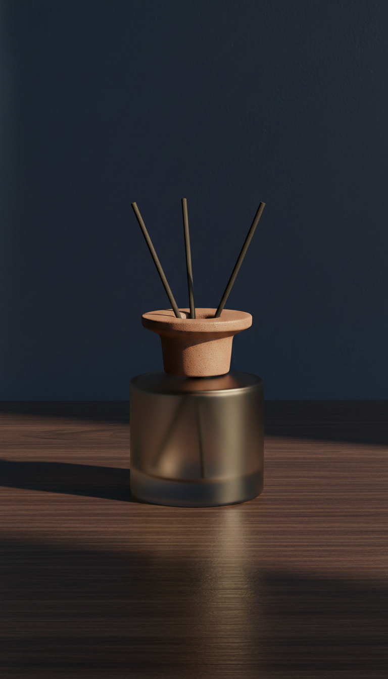 Ceramic Reed Diffuser – styled in a room