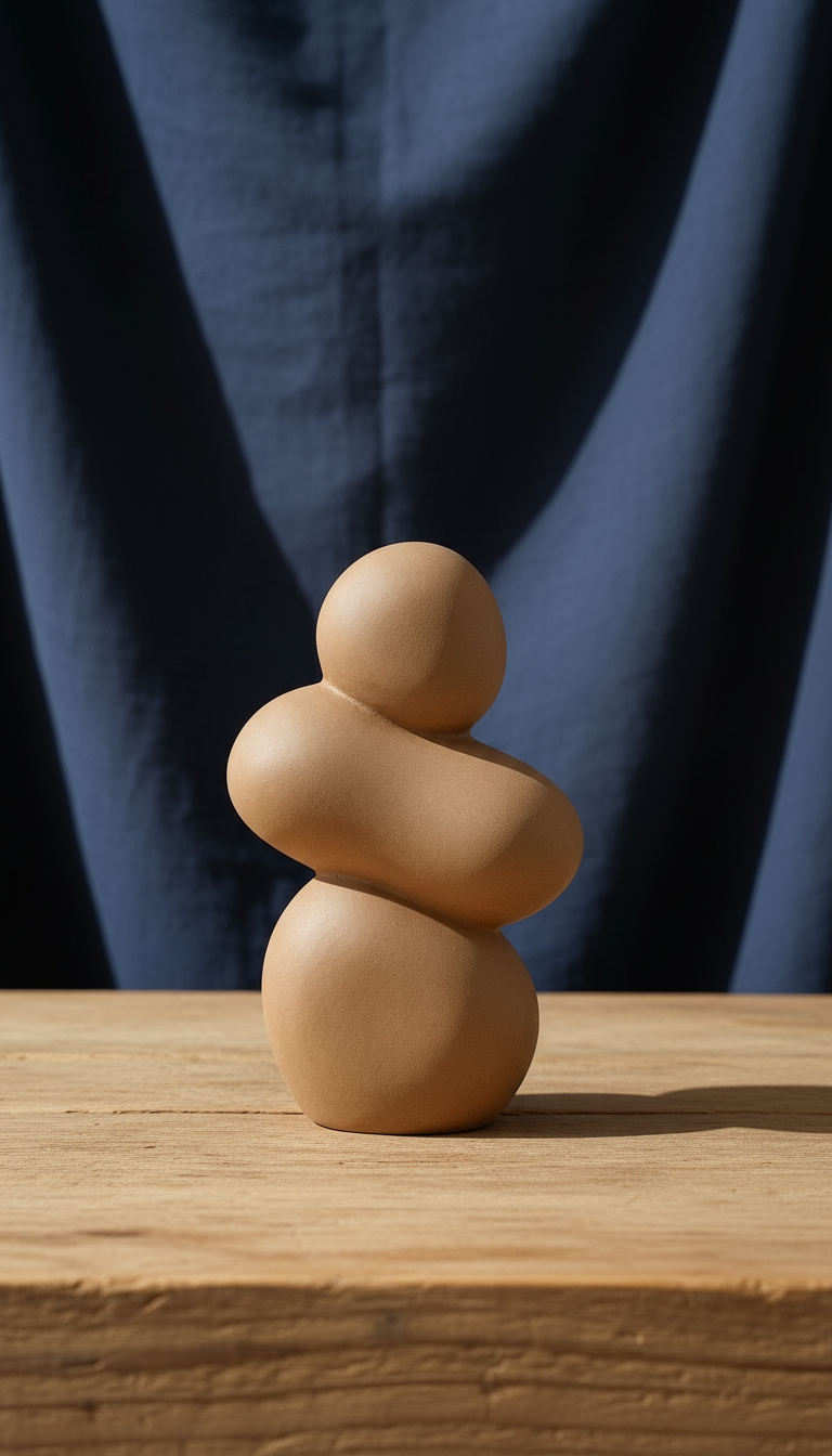 Minimalist Ceramic Sculpture, view 2